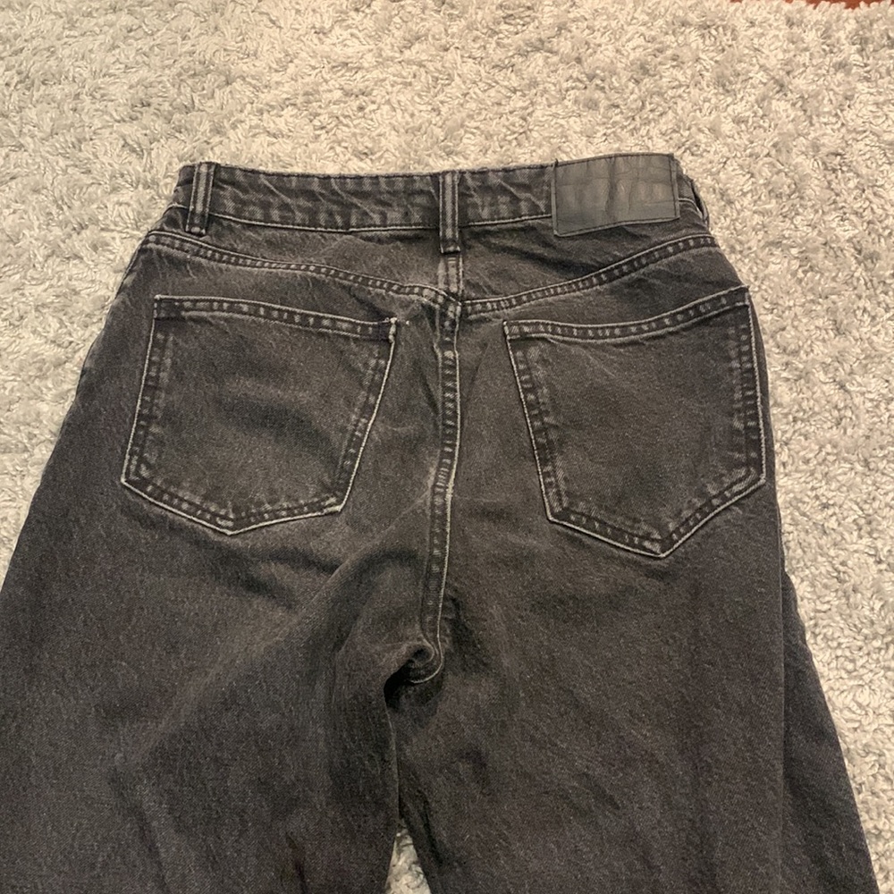 Zara faded black boyfriend jeans - Picture 3 of 4